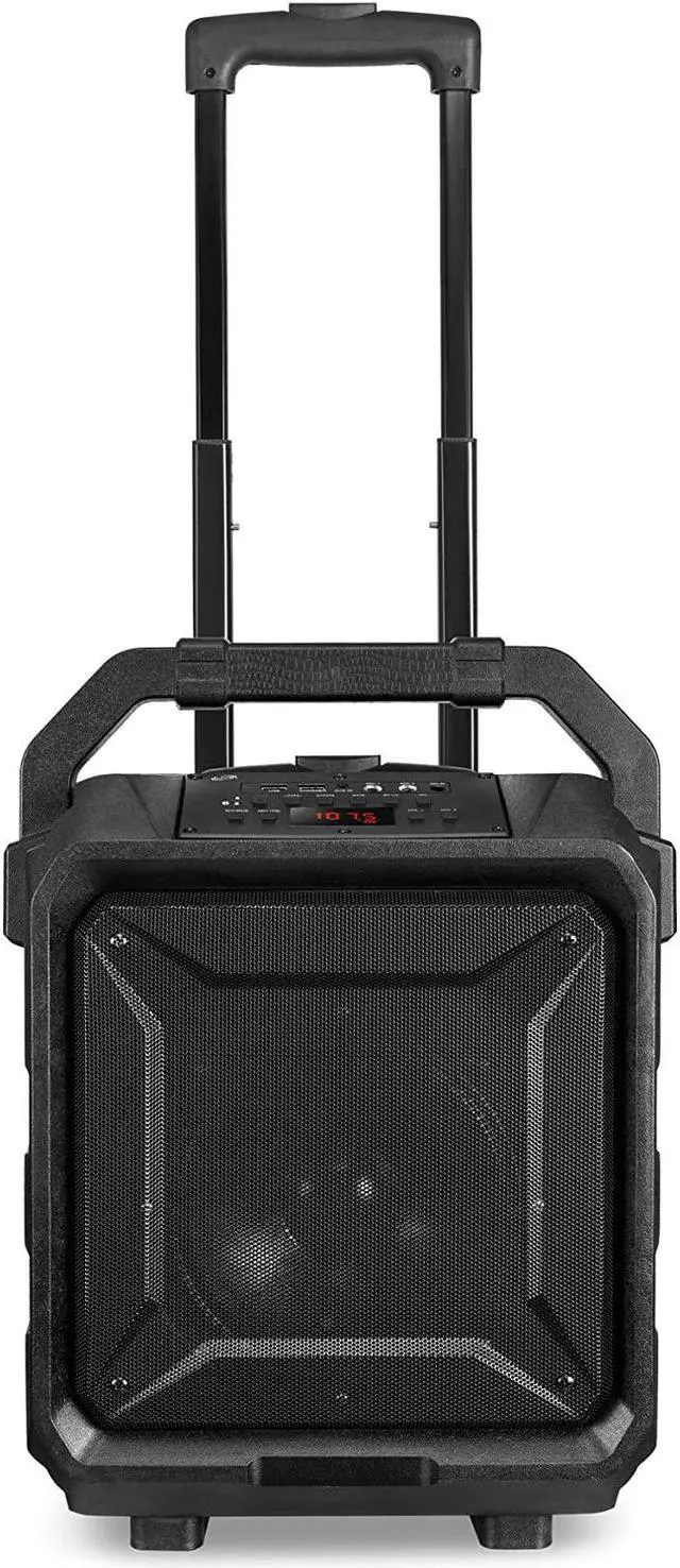 iLive ISB659B Wireless Tailgate Party Speaker with Builtin Rechargeable Battery and Roller