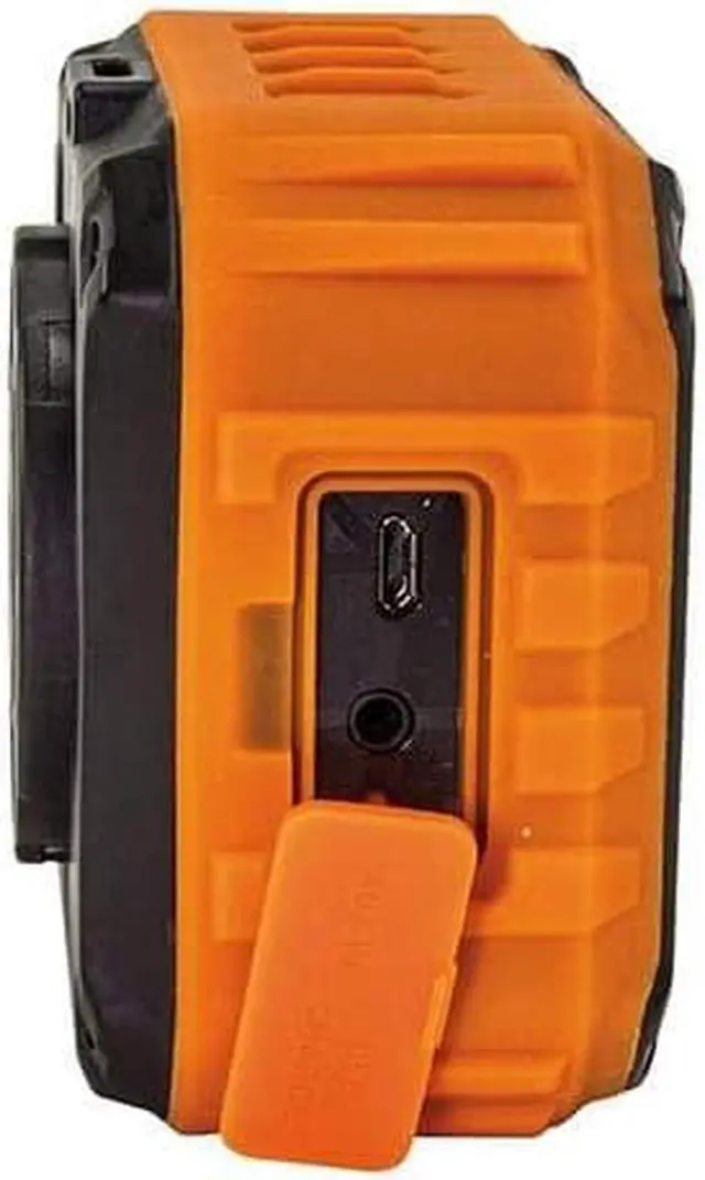 Alt view image 6 of 7 - Klein Tools AEPJS1 Bluetooth Speaker, Wireless Portable Jobsite Speaker Plays Audio and Answers Calls Hands Free, IPX5, Worksite Ready