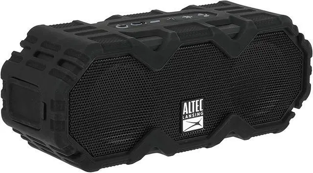 Alt view image 3 of 7 - Altec Lansing LifeJacket Mini - Waterproof Bluetooth Speaker with Lights, Portable Wireless Speaker for Pool, Beach, Hiking, Sports, Camping, 16 Hour Playtime, Floats in Water