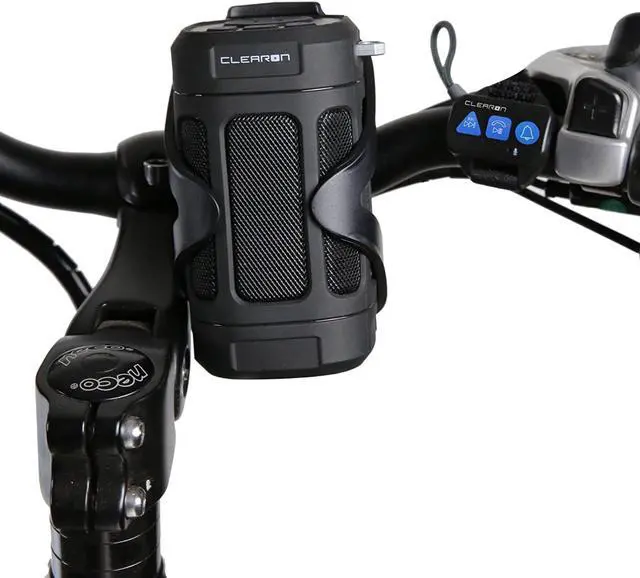 Main image of Wireless Waterproof Speaker Portable Bluetooth 5.0 Speaker with Bike Mount & Remote  Premium Sound Quality & Loud 8W Mini Speaker  10 Hours of Playtime (Black)