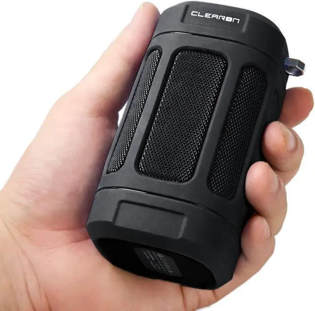 Alt view image 4 of 7 - Wireless Waterproof Speaker Portable Bluetooth 5.0 Speaker with Bike Mount & Remote  Premium Sound Quality & Loud 8W Mini Speaker  10 Hours of Playtime (Black)