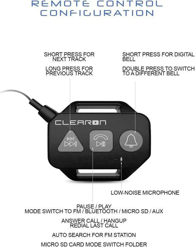 Alt view image 6 of 7 - Wireless Waterproof Speaker Portable Bluetooth 5.0 Speaker with Bike Mount & Remote  Premium Sound Quality & Loud 8W Mini Speaker  10 Hours of Playtime (Black)