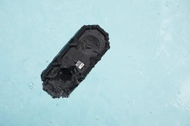 Alt view image 7 of 7 - Altec Lansing LifeJacket Jolt - Waterproof Bluetooth Speaker, Durable & Portable Speaker with Qi Wireless Charging and Voice Assistant, Black w/Lights