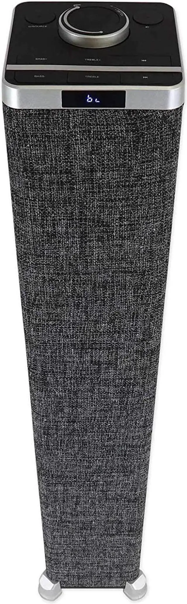 Alt view image 3 of 7 - Rockville ONE-Tower 200W Peak / 60W RMS All-in-One Tower Bluetooth Speaker System, HDMI ARC, Optical, RCA, USB Playback, for Home Theater and Music Streaming
