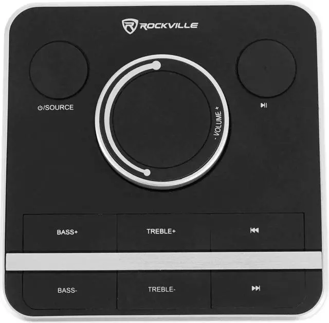Alt view image 6 of 7 - Rockville ONE-Tower 200W Peak / 60W RMS All-in-One Tower Bluetooth Speaker System, HDMI ARC, Optical, RCA, USB Playback, for Home Theater and Music Streaming