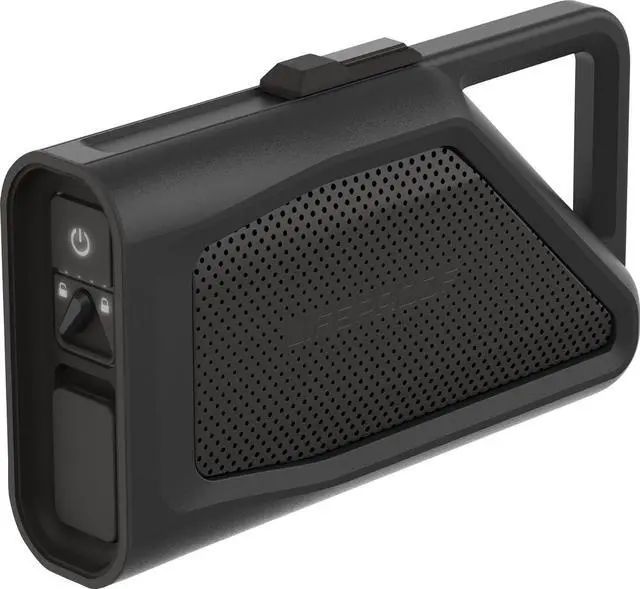 Alt view image 2 of 7 - LifeProof AQUAPHONICS AQ9 Portable Bluetooth Speaker - Obsidian Sand