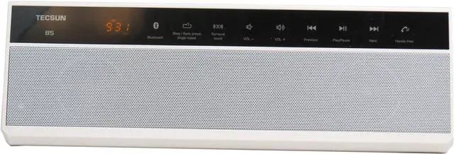 Main image of Tecsun B5 Wireless Bluetooth Speaker with Digtial Radio and MP3 Player - White
