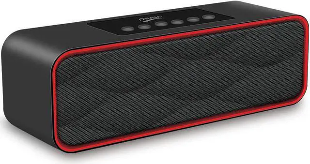 Main image of Portable Bluetooth Stereo Speaker, with 10W Acoustic Drivers,FM Radio & Handsfree Speakerphone, Slots for Micro SD Card & USB & AUX, for Smart Phone, MP3, iPad, Tablet & More