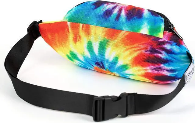 Alt view image 7 of 7 - Fannypack with Speakers. Bluetooth Fanny Pack for Parties/Festivals/Raves/Beach/Boats. Rechargeable, Works with iPhone & Android. (Tie Dye)