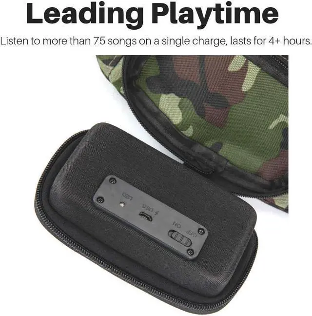 Alt view image 4 of 4 - Fannypack with Speakers. Bluetooth Fanny Pack for Parties/Festivals/Raves/Beach/Boats. Rechargeable, Works with iPhone & Android. (Camo, 2024 Edition)