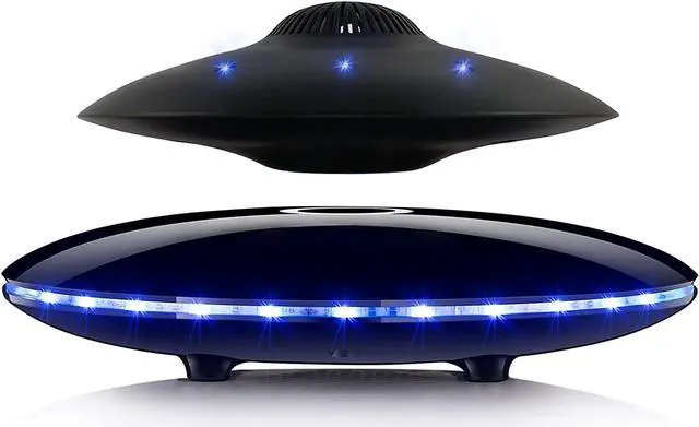 Main image of Magnetic Levitating Bluetooth Speaker, Levitating UFO Speakers with LED Lights, 360 Degree Rotation,Wireless Floating Speakers for Home Office Decor Cool Tech Gadgets,Creative Gifts