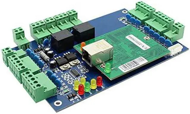 Alt view image 3 of 7 - MENGQI-CONTROL 2 Door Access Control Board System 600lbs Electromagnetic Lock Infrared NoTouch Exit Button Keypad Reader 110~240V Power Supply Box USB Enroll Reader Card Key Fob APP remotely Open Door