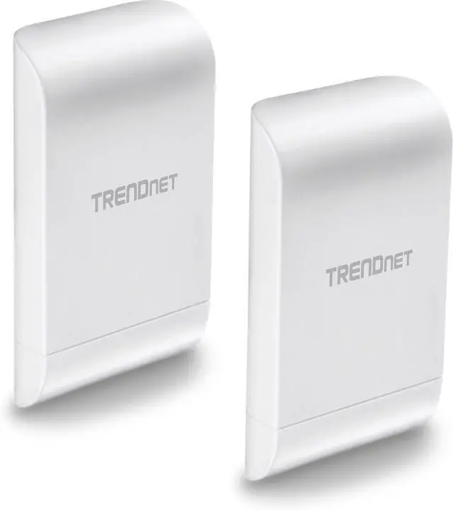 Main image of TRENDnet 10dBi Wireless N300 Outdoor PoE Pre-configured Point-to-Point Bridge Bundle Kit, TEW-740APBO2K, 2 x Pre-configured Wireless N Access Points, IPX6 Rated Housing, Built-in 10 dBi Antennas white