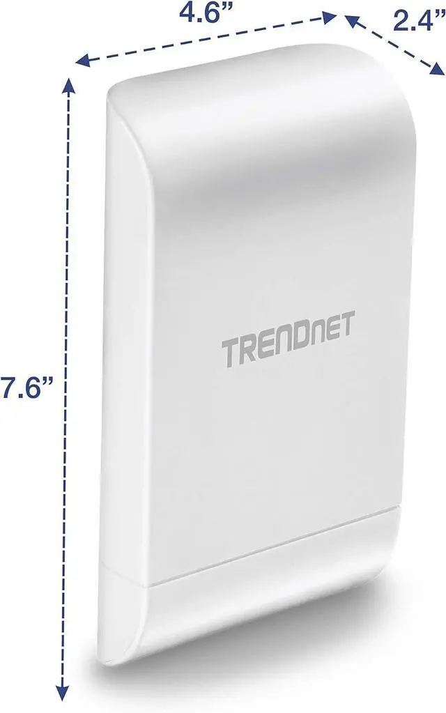 Alt view image 4 of 7 - TRENDnet 10dBi Wireless N300 Outdoor PoE Pre-configured Point-to-Point Bridge Bundle Kit, TEW-740APBO2K, 2 x Pre-configured Wireless N Access Points, IPX6 Rated Housing, Built-in 10 dBi Antennas white