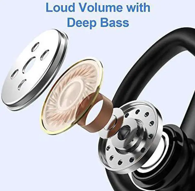 Alt view image 4 of 7 - DIGITNOW Wireless Earbuds, Bluetooth 5.0 Headphones 48Hrs Play Back Touch Control with LED Display Charging Case Waterproof Stereo Earphones in-Ear Built-in Mic Headset Deep Bass for Sport Workout