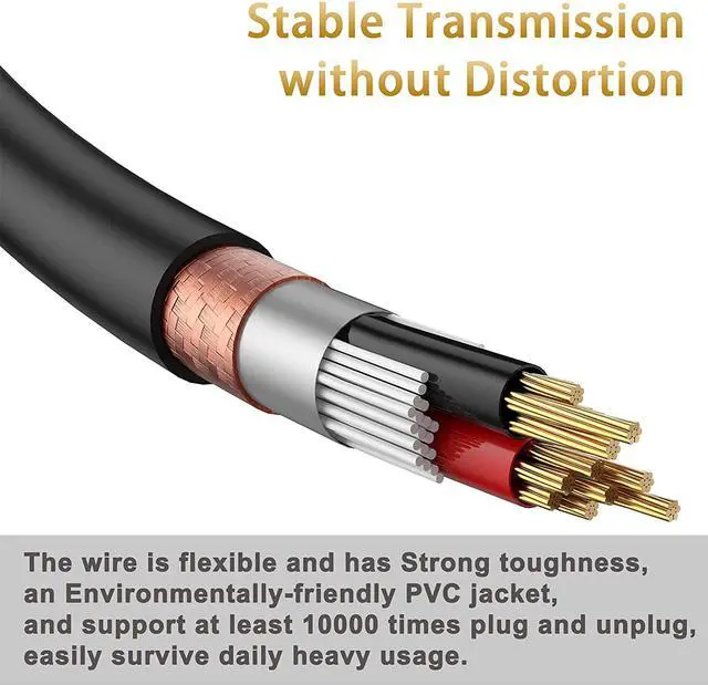 Alt view image 5 of 7 - Lightning to 1/4 inch 6.35mm TRS Audio Stereo Cable for iPhone12/12 Pro/X/XS/XR/8/7/iPad/iPod, Amplifier, Speaker, Headphone, Mixer 10 FT