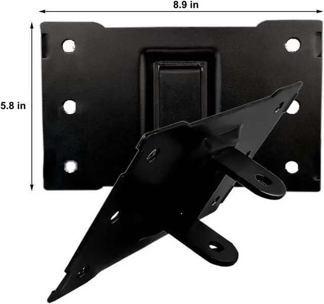 Alt view image 5 of 7 - HW-339 Speaker Wall Mount, Wall Mount Speakers Brackets Support up to 100lbs Swivel & Tilt, PA Speaker Wall Mount for Large Speakers, Mounting Screws Hidden(2 Packs, Black)