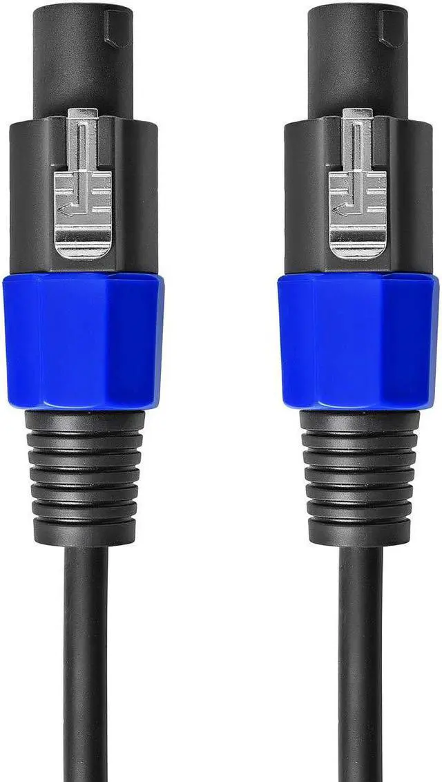 Alt view image 3 of 6 - 2Pcs 100 Feet Professional Speakon to Speakon Cables Wire Speaker Audio Amplifier Cord 7mm with Twist Lock