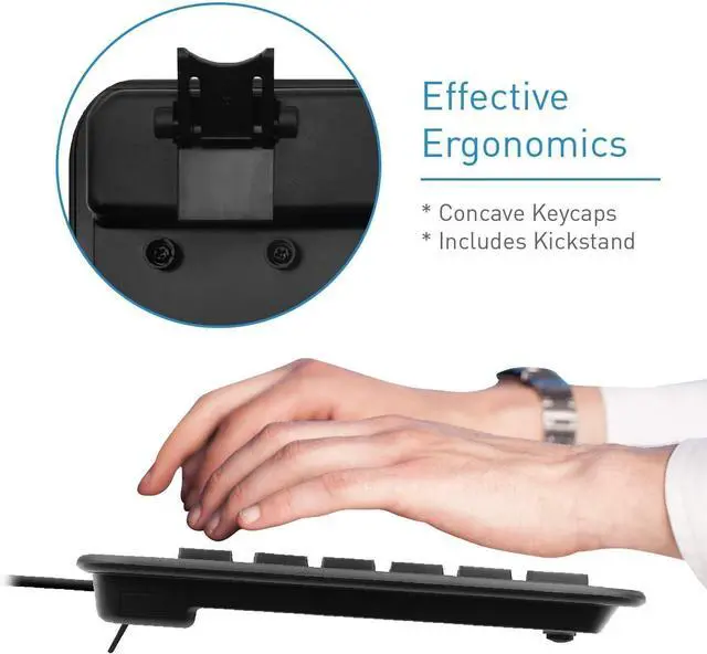 Alt view image 3 of 7 - Macally Wired Keyboard & Mouse Combo and a 1080P Webcam, Seamless Conference Meetings