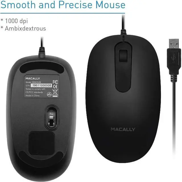Alt view image 4 of 7 - Macally Wired Keyboard & Mouse Combo and a 1080P Webcam, Seamless Conference Meetings