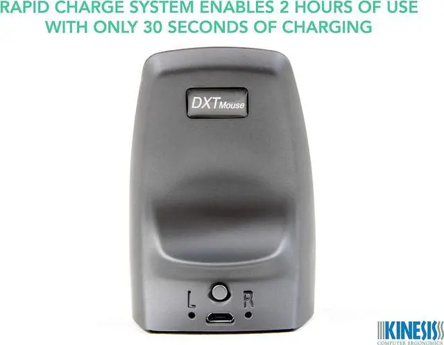 Alt view image 3 of 7 - KINESIS DXT2 Ergonomic Vertical Mouse (RF Wireless)