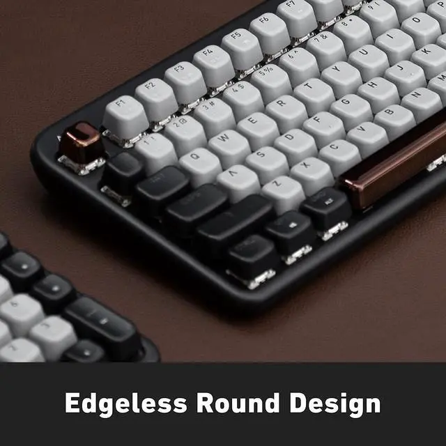 Alt view image 6 of 11 - Azio IK404 IZO Wireless BT5/USB PC & Mac Mechanical Keyboard, Pre-Lubed Red Switches, Black Willow