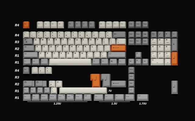 Alt view image 4 of 7 - HK Gaming Custom Keycaps | Dye Sublimation PBT Keycap Set for Mechanical Keyboard | 139 Keys | Cherry Profile | ANSI US-Layout | Compatible with Cherry MX, Gateron, Kailh, Outemu | Beta