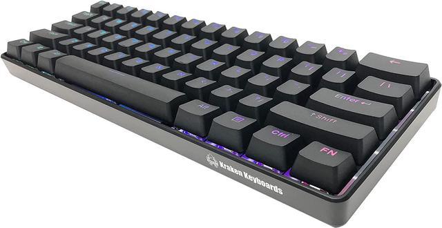 $13/mo - Finance Kraken Pro 60, 60% Mechanical Keyboard RGB Gaming  Keyboard (Silver Speed Switches)