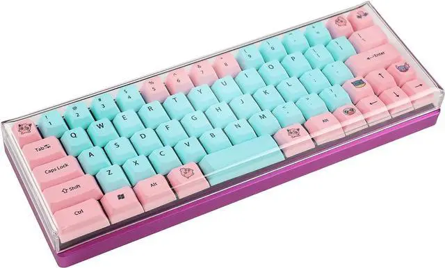 Alt view image 2 of 7 - YMDK Mechanical Keyboard Dust Cover Keycap Lid Acrylic for 60% 61 64 Mechanical Keyboard