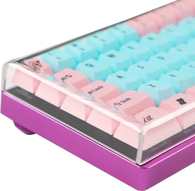 Alt view image 3 of 7 - YMDK Mechanical Keyboard Dust Cover Keycap Lid Acrylic for 60% 61 64 Mechanical Keyboard