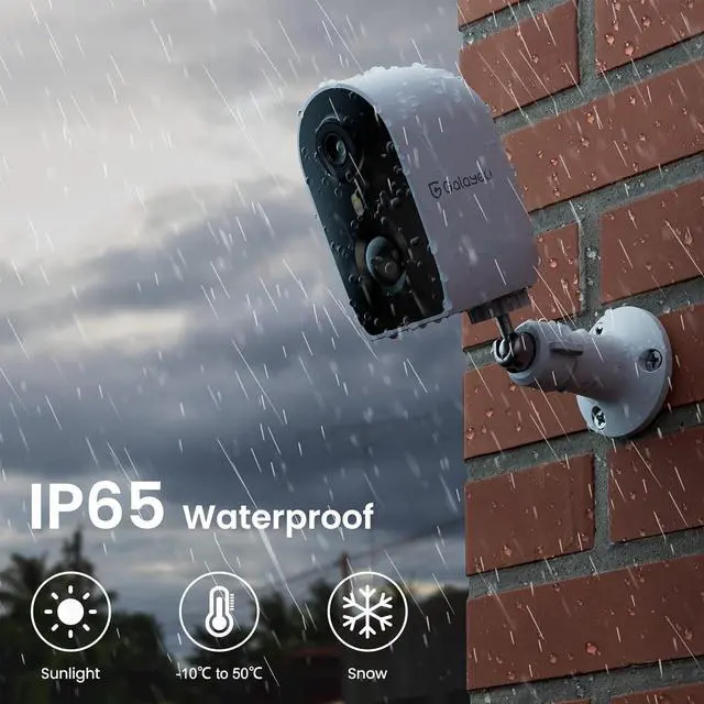 Alt view image 4 of 7 - GALAYOU 2K Indoor/Outdoor Camera Wireless, Security Camera Motion Detection Siren Alarm, Home Cameras with Night Vision, 2-Way Talk, Cloud/SD Storage