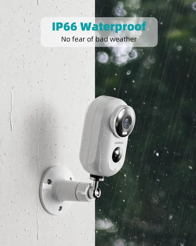Alt view image 6 of 7 - Security Cameras Wireless Outdoor with Magnetic Mount, 2.4G WiFi Outdoor & Indoor Battery Powered Camera for Home Security, 2K Color Night Vision/Siren/AI Detection/Cloud/SD(Type C Port)