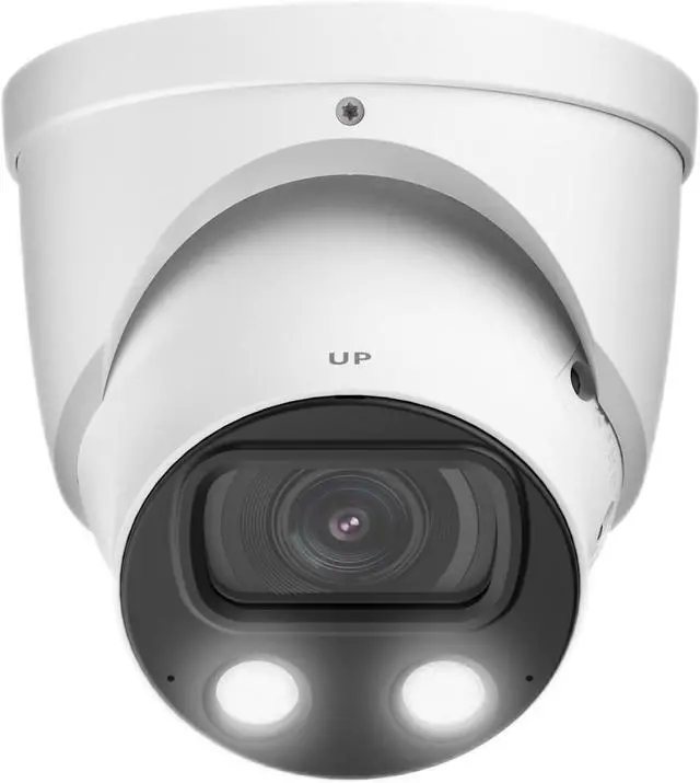 Alt view image 2 of 7 - EmpireTech IPC-Color4K-T 4K Full-Color Ultra Low Light 8MP 1/1.2" CMOS Smart AI Starlight Turret IP Camera,Build-in Warm LED, Built-in Mic,SMD 3.0,PoE and ePoE,IPC-Color4K-T 3.6mm White