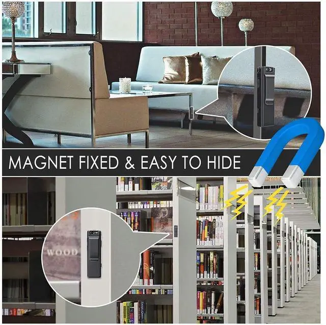 Alt view image 7 of 7 - Mini Body Camera Video Recorder, Pocket Camera, Tiny Camera, Nanny Small Cam, Body Spy Camera, Small Security Camera for Home Outdoor Office and More (with 32G Black Super high-Speed Memory Card)