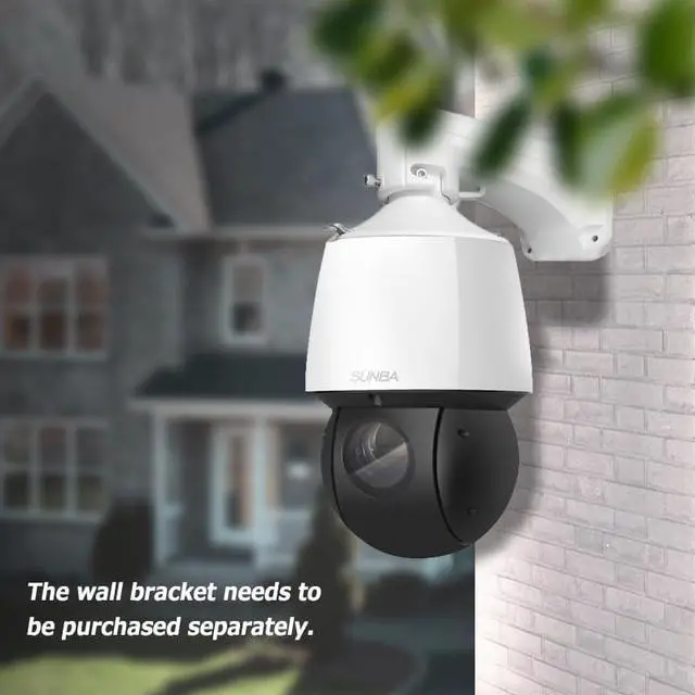 Alt view image 4 of 7 - SUNBA Auto Tracking PTZ Camera PoE+ Outdoor, 4MP 25X Optical Zoom Smart Security Dome, RTMP for YouTube Live Streaming, Two-Way Audio and Long Range Infrared Night Vision (P525, Performance Series)