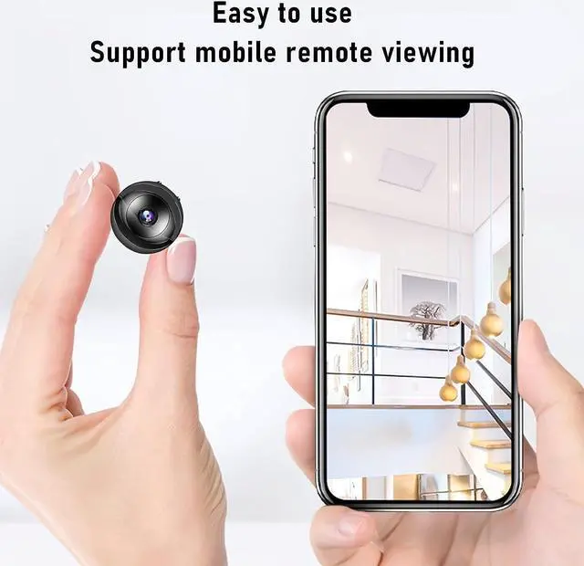 Alt view image 5 of 7 - Fufafayo Mini WiFi Cameras,Wireless Cameras 2.4g WiFi,Built in Battery,Hd 1080p Home Security Cameras,Smart Cameras with Night Vision, Mini Camera Spy, Mini WiFi Camera,Spy Cameras