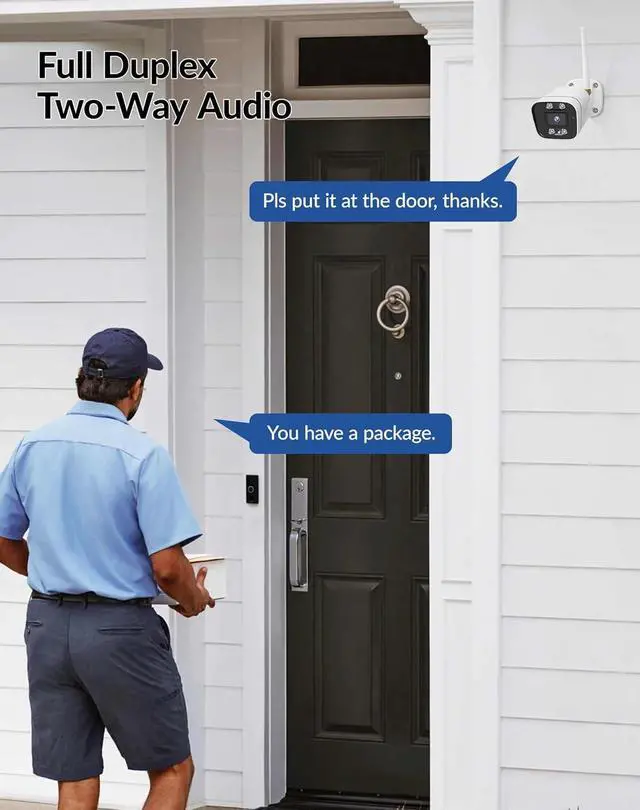 Alt view image 6 of 7 - FOSCAM 3K 5MP Security Cameras Wireless Outdoor, 5GHz&2.4GHz WiFi Surveillance Camera for Home Security Outside, 120° FoV, AI Human/Vehicle Detection, 66FT Color Night Vision, 120dB Siren, IP66
