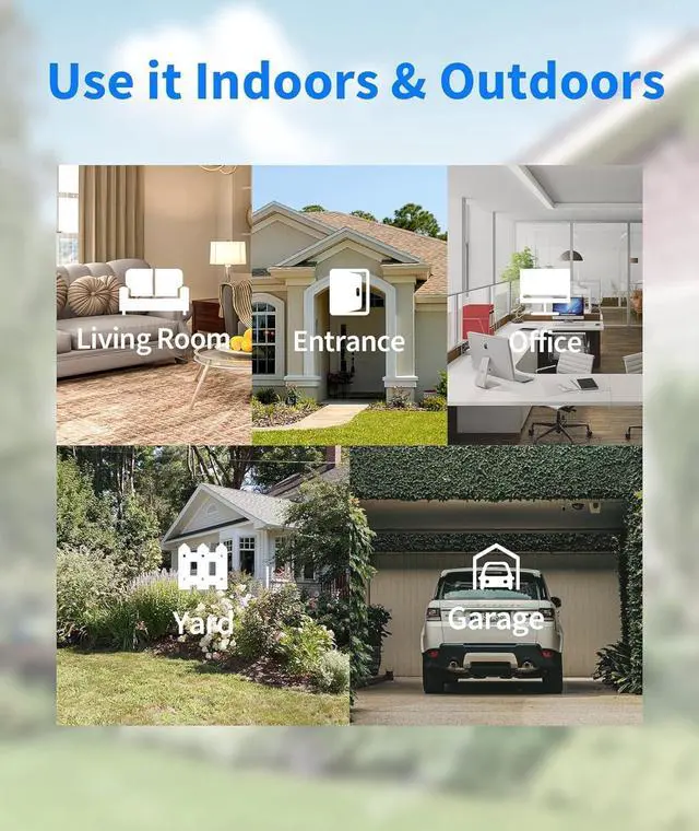 Alt view image 7 of 7 - Wireless Security Camera - Outdoor WiFi Security Cameras w/Color Night Vision, AI/PIR Detection, 2-Way Talk, Cloud/SD, Weatherproof, Battery Powered Outdoor Cameras for Home Security Outside