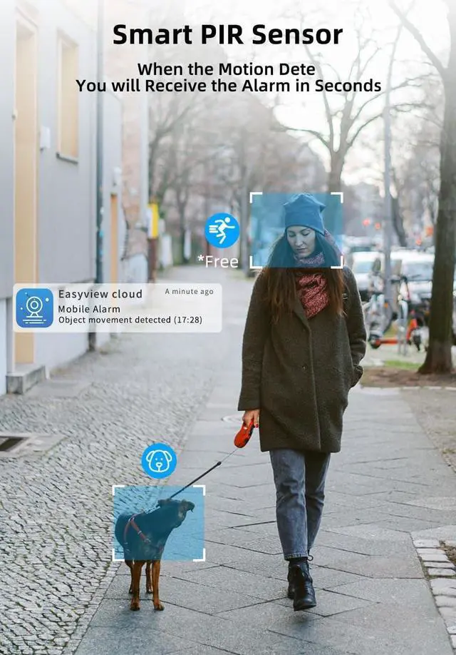 Alt view image 7 of 7 - Gadpiparty PTZ Security Cameras Wireless Outdoor Solar Powered, Pan Tilt 360 View 10 CH Ultra 2K Home Security Camera System with 10 Cameras Human Detection Two Way Audio Color Night Vision 64G Stora