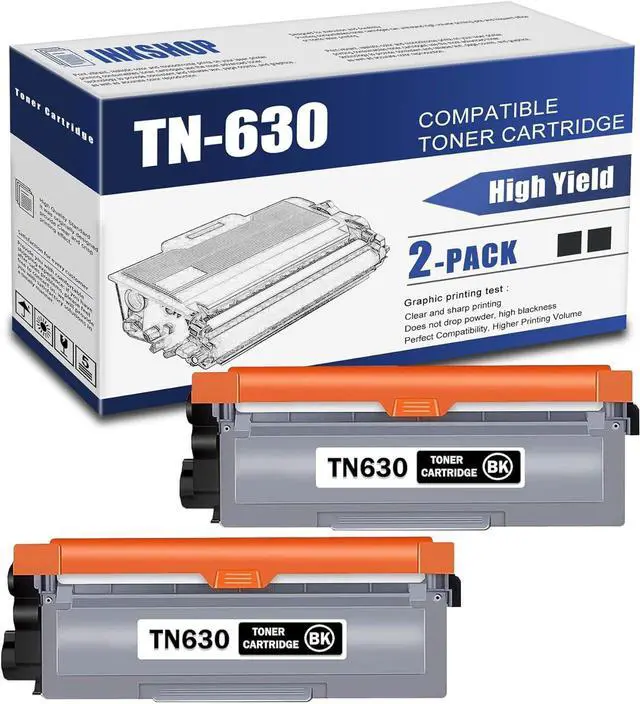 Main image of Ennovor TN630 TN-630 Compatible TN-630 TN630 Black Toner Cartridge Replacement for Brother TN-630 HL-L2305W HL-L2320D HL-L2300D MFC-L2680W Toner.(2 Pack)
