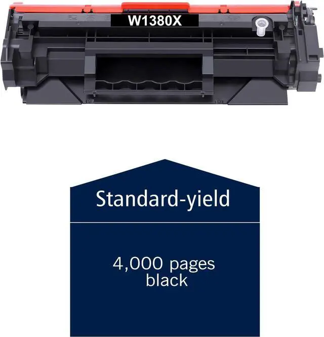 Alt view image 3 of 6 - Ennovor 138X Black Laserjet Toner Cartridge High Yield Compatible Replacement for HP 138X 138A Black Laserjet Toner Cartridge W1380X W1380A for Pro 3001dw 3001fdw MFP 3101fdw Series Printer Ink 2-Pack