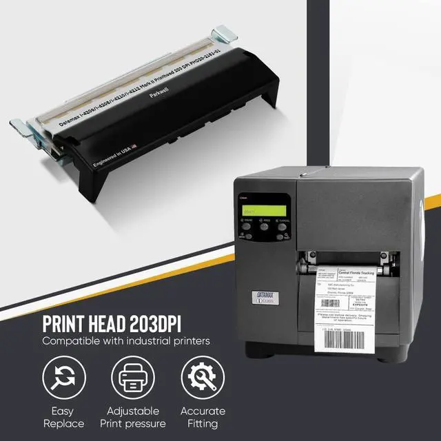 Alt view image 2 of 7 - Compatible Ze bra ZT410 Printhead / ZT411 Printhead P1058930-009 203 DPI Compatible