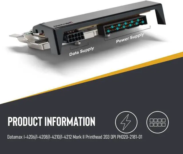 Alt view image 4 of 7 - Compatible Ze bra ZT410 Printhead / ZT411 Printhead P1058930-009 203 DPI Compatible