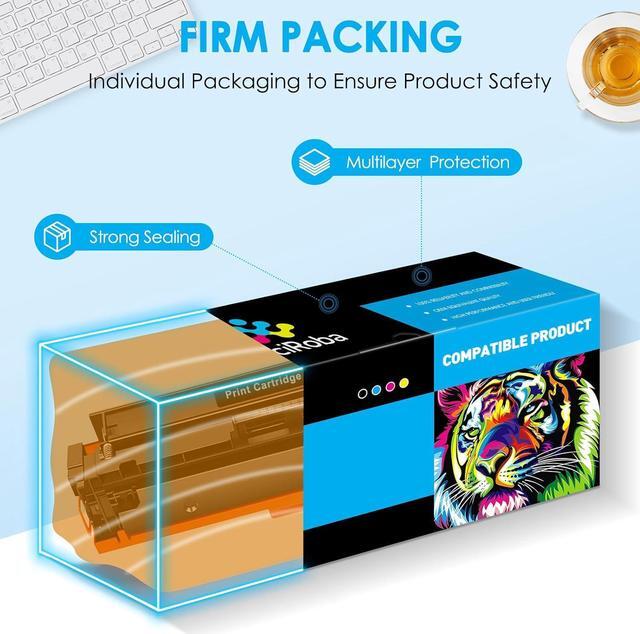 Alt view image 6 of 7 - LeciRoba 25,500-Pages 147X Black High-yield Toner Cartridge Replacement for HP 147X W1470X Laserjet Enterprise M611 M611dn M611x M612 M612dn M612x MFP M634 M634h M635 M635fht M635h M636 M636fh, 2-Pack