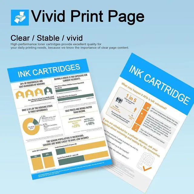 Alt view image 4 of 7 - Compatible Ink Cartridge Replacement for Brother LC406XL, Cyan, Magenta, Yellow, Black, 4 Pack