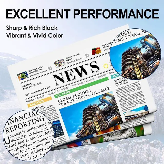 Alt view image 7 of 7 - DOUBLE D 936e Ink Cartridges Compatible with HP 936 936e Ink Cartridge Combo 4-Pack for OfficeJet Pro 9110b, 9125e, 9128e, 9130b, 9135e; OfficeJet Pro Wide Format 9730e (BK/C/M/Y)