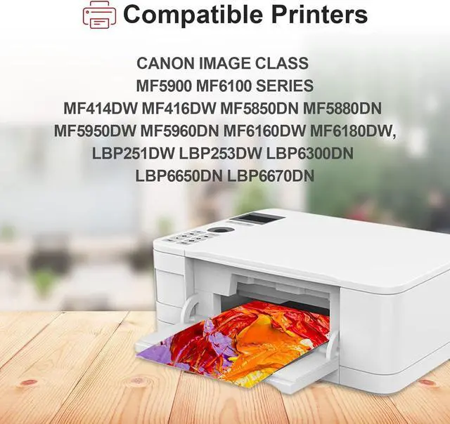 Alt view image 2 of 6 - CRG-119 Black Toner Cartridge 2 Pack Compatible for Canon CRG119 3479B001AA for ImageCLASS MF5850dn MF5880dn MF5950dw MF5960dn MF6160dw MF6180dw MF414dw MF416dw LBP6300dn LBP6650dn MF5900 MF6100