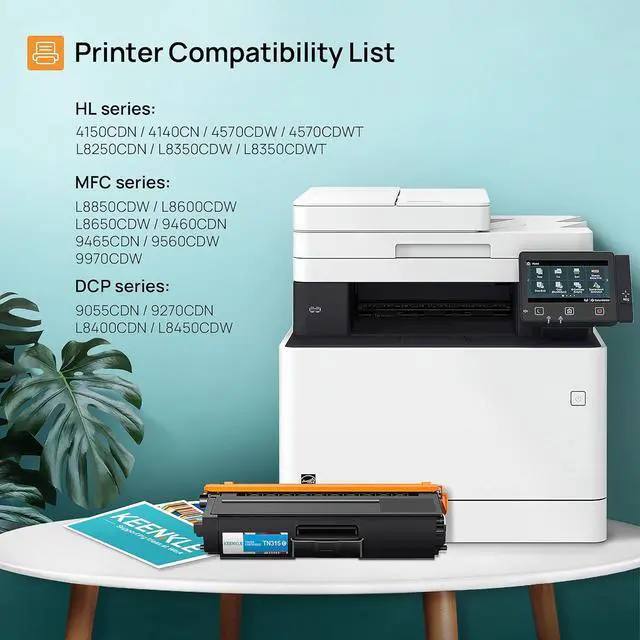 Alt view image 3 of 7 - KEENKLE Compatible Toner Cartridge Replacement for Brother TN315 TN310 TN-315 use for Brother HL-4140CW HL-4570CDW HL-4570CDWT MFC-9560CDW MFC-9970CDW Printer Tray (Black Cyan Yellow Magenta, 4 Pack)