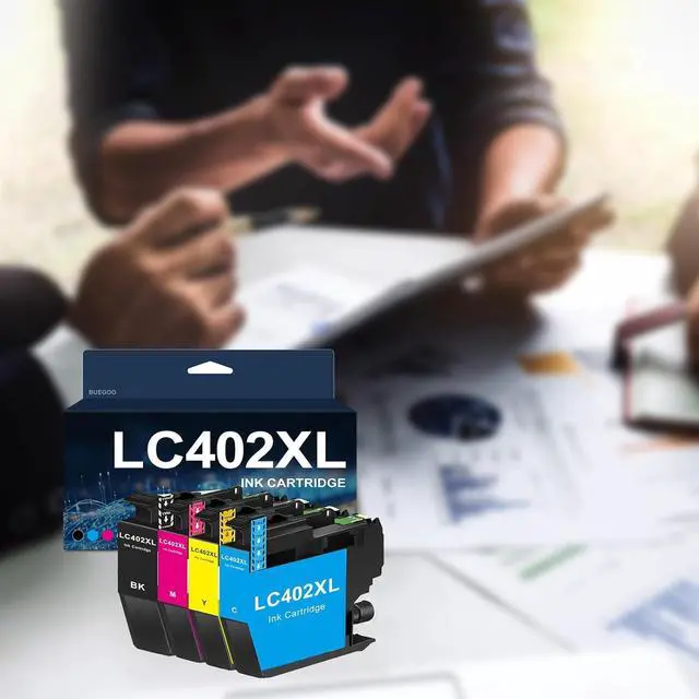 Alt view image 5 of 6 - Ennovor BUEGOO LC402 LC402XL LC402XLBK LC402XLC LC402XLM LC402XLY High Yield Ink Cartridge Compatible for MFC-J5340DW MFC-J6540DW MFC-J6740DW MFC-J6940DW J5340 J6540 J6740 J6940 Printer | 4 Pack