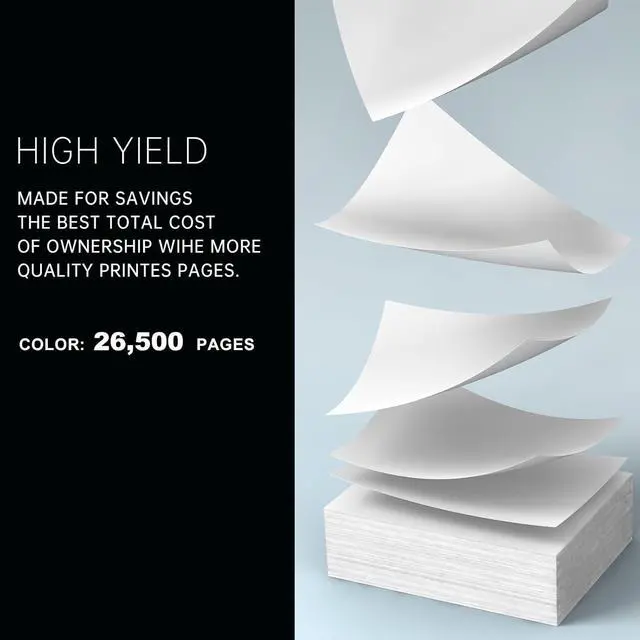 Alt view image 3 of 6 - Ennovor VersaLink C9000 Yellow High Capacity Toner-Cartridge Replacement for Xerox C9000 106R04076 Toner Cartridge for VersaLink C9000 Printer, (26,500 Pages)